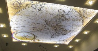 Натяжной потолок с фотопечатью Канаш, цена от 6333 руб.